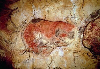 Bison from the Altamira Caves, Upper Paleolithic, c.15000-8000 BC by Prehistoric